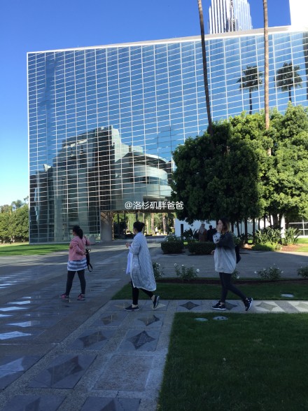 喜多赴美生子客人参观洛杉矶水晶大教堂gardengrove